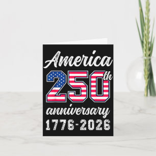Amerika-Flagge 250. Jubiläum 4. Juli USA EST Karte