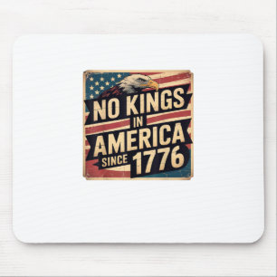 Amerika-Flagge Dekor Keine Könige In Amerika Seit Mousepad