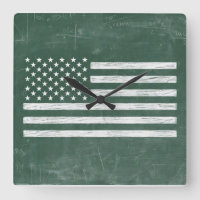 Amerika-Flagge Kreidetafel Kunst (Zeichnung Nr. 1)