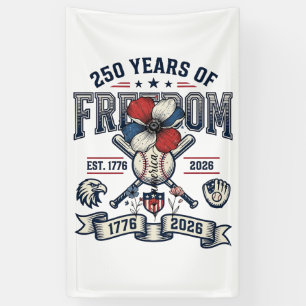 Amerika Floral Patriotisches Vintage Vektor Design Banner