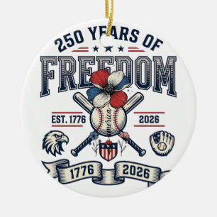 Amerika Floral Patriotisches Vintage Vektor Design Keramik Ornament