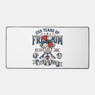 Amerika Floral Patriotisches Vintage Vektor Design Schreibtischunterlage
