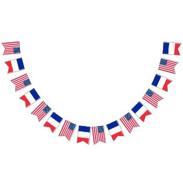 Amerika Frankreich Hochzeit Wimpelkette