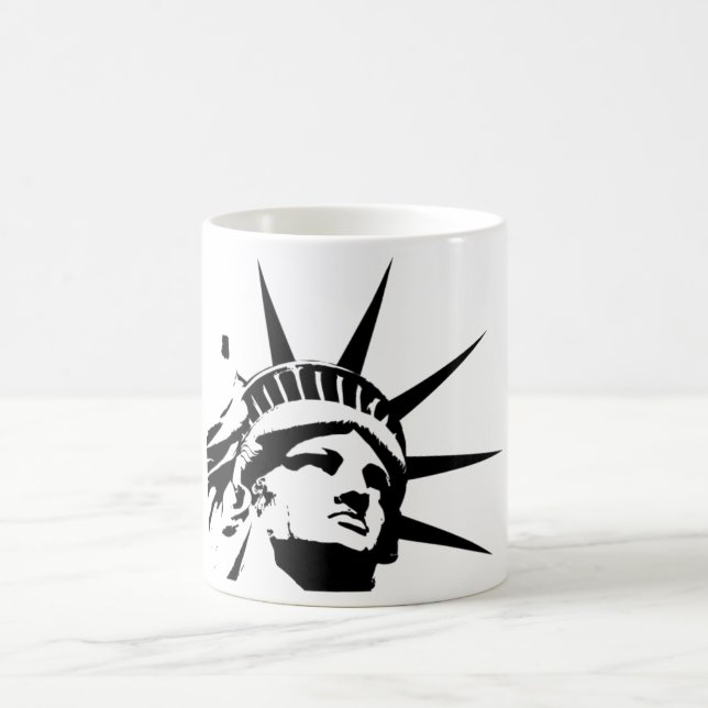 Amerika-Freiheitsstatue Kaffeetasse (Mittel)