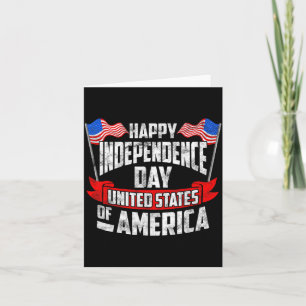 Amerika Frohen Unabhängigkeitstag Karte