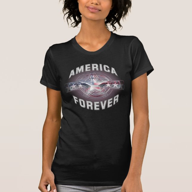 Amerika für immer T-Shirt (Vorderseite)