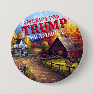 AMERIKA FÜR TRUMP BUTTON
