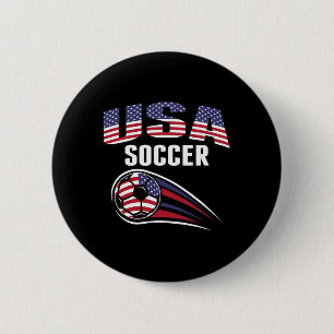 Amerika Fußballfans Trikot - Vereinigte Staaten Fu Button