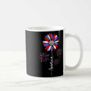 Amerika Gänseblümchen 4. Juli Unabhängigkeitstag Kaffeetasse