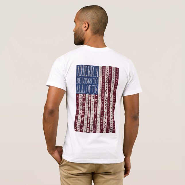 Amerika gehört allen uns T - Shirt (Schwarz voll)