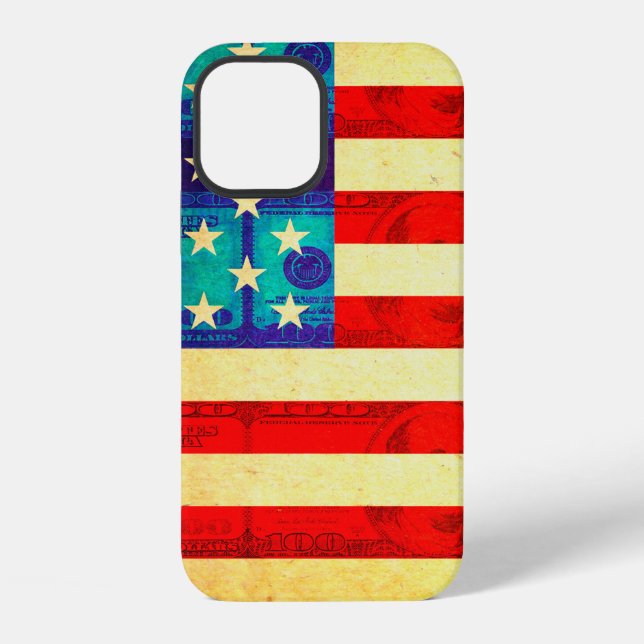 Amerika-Geld-Flagge Case-Mate iPhone-Hülle iPhone Hülle (Rückseite)