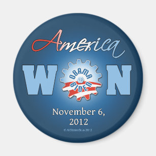 Amerika gewann am 6. November 2012 Magnet