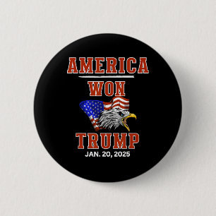 Amerika gewann Trump, den wir, die Menschen, genug Button