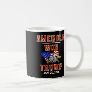 Amerika gewann Trump, den wir, die Menschen, genug Kaffeetasse