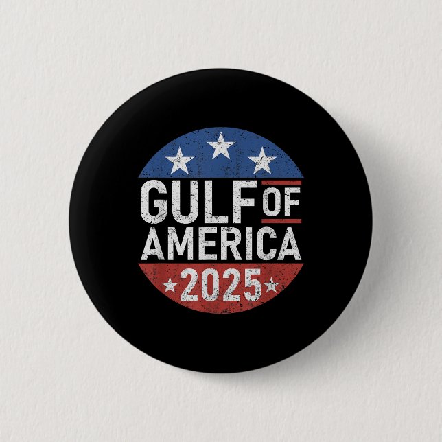 Amerika Golf Mexiko - Golf von Amerika 2025 Ret. Button (Vorderseite)