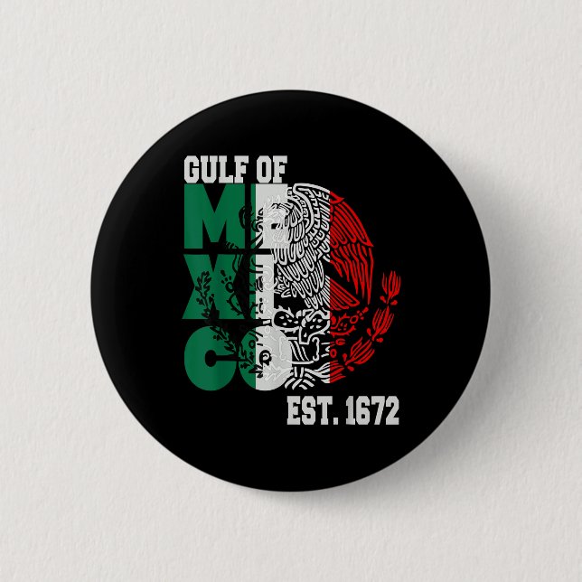 Amerika Golf Mexiko - Golf von Amerika 2025 Ret. Button (Vorderseite)