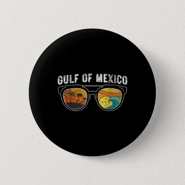 Amerika Golf Mexiko - Golf von Amerika 2025 Ret. Button (Vorderseite)