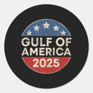 Amerika Golf Mexiko - Golf von Amerika 2025 Ret. Runder Aufkleber