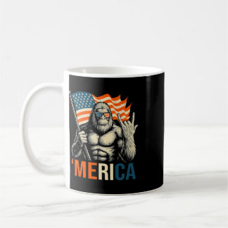 ‚Amerika Gorilla-Flagge Sungles Lustig Patriotisch Kaffeetasse