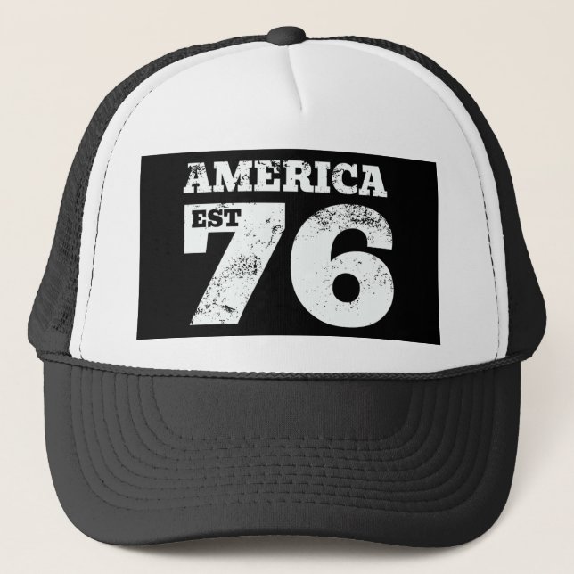Amerika hat 1776 patriotisch truckerkappe (Vorderseite)