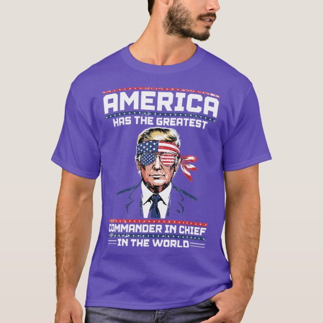Amerika hat den Besten Kommandeur im Koch (2) T-Shirt (Vorderseite)