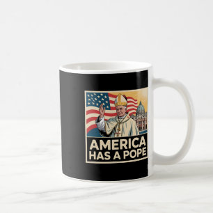 Amerika hat einen Papst, einen neuen katholischen Kaffeetasse