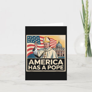 Amerika hat einen Papst, einen neuen katholischen Karte