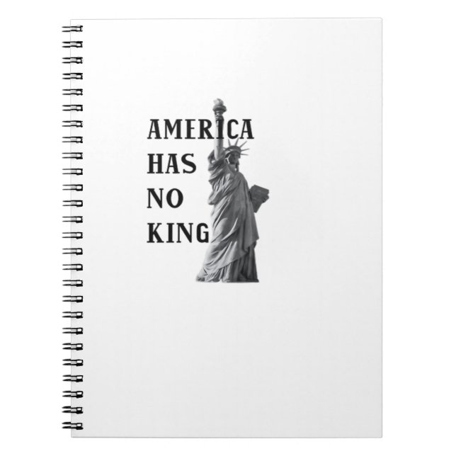 Amerika Hat keinen König Klassiker Notizblock (Vorderseite)