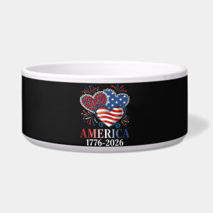 Amerika Herzen 1776-2026 patriotisch Napf