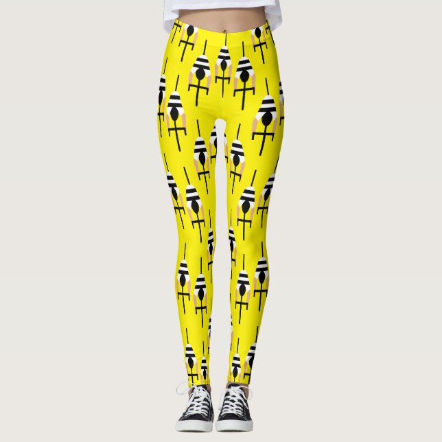 Amerika im Rad Leggings (Vorderseite)