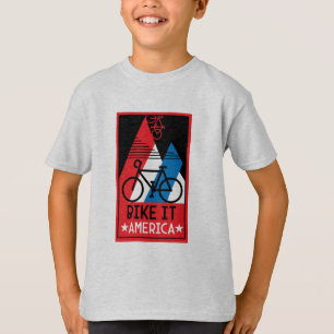 Amerika im Rad T-Shirt