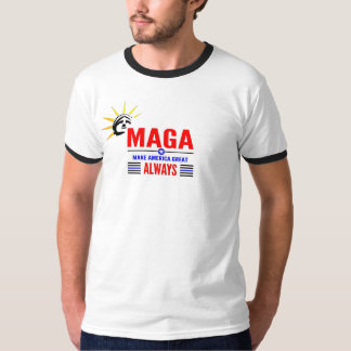Amerika immer großartig machen - Ringer-T - Shirt