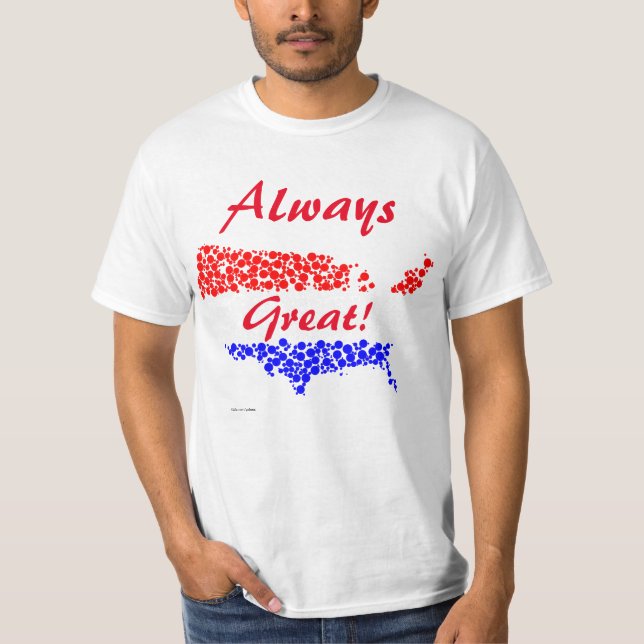 Amerika immer großartig! T-Shirt (Vorderseite)