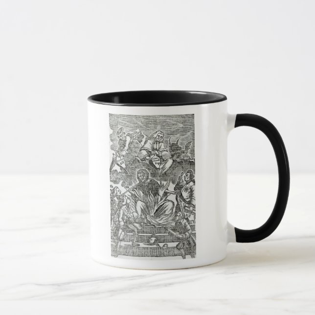 Amerika in den Flammen Tasse (Rechts)