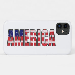 AMERIKA in Flaggenfarben Case-Mate iPhone Hülle