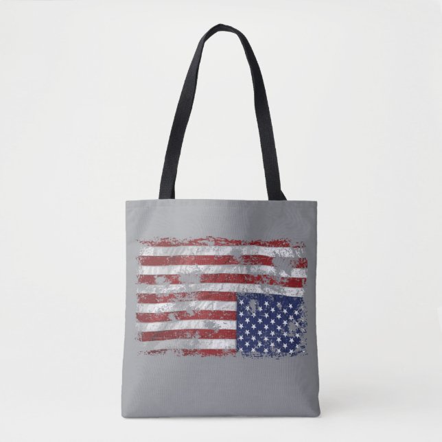 Amerika in Not - Aufwärtsflagge (Vorderseite)