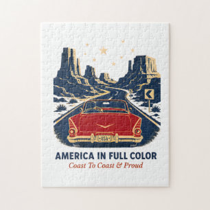 Amerika in voller Farbe Puzzle