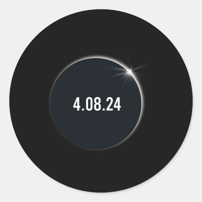 Amerika insgesamt 04 08 24 Solaranlage 2024 insges Runder Aufkleber (Vorderseite)