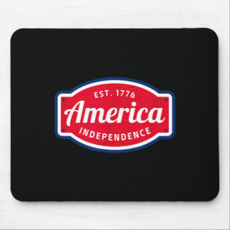 Amerika ist 1776 unabhängig 4. Juli Mousepad