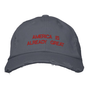 AMERIKA IST BEREITS EINE GROSSE Baseballkappe Bestickte Kappe