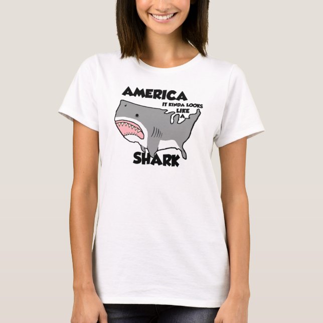 Amerika ist ein Haifisch (andere Arten jetzt T-Shirt (Vorderseite)