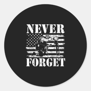 Amerika ist frei wegen des freien Memors Runder Aufkleber