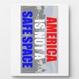 Amerika ist kein sicherer Ort Fotoplatte