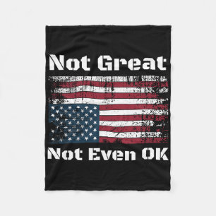 Amerika ist nicht groß, nicht einmal Ok Amerikaner Fleecedecke