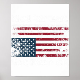 Amerika ist nicht groß, nicht einmal Ok Amerikaner Poster