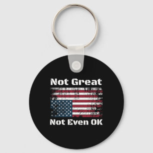 Amerika ist nicht groß, nicht einmal Ok Amerikaner Schlüsselanhänger