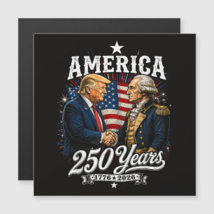 Amerika-Jubiläum 250. Trump Washington Magnetkarte