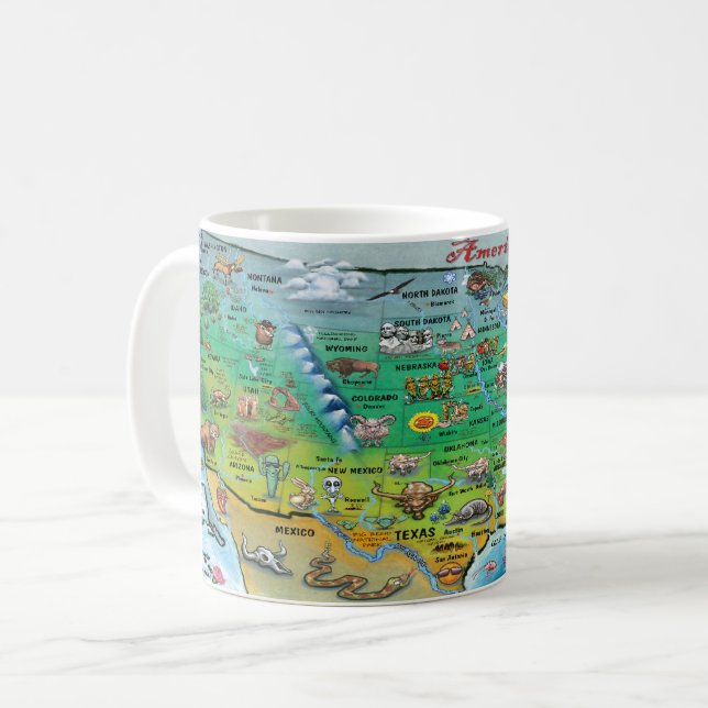Amerika Kaffeetasse (Vorderseite Links)