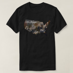 Amerika keine Könige Est 1776 T-Shirt