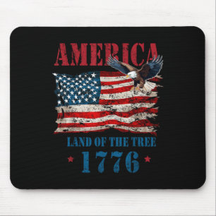 Amerika Land der Freie wegen des tapferen 4. Mousepad
